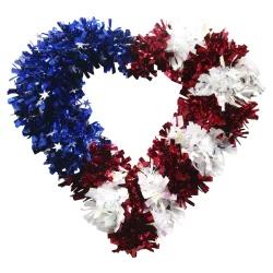 Patriotic Heart Wreath