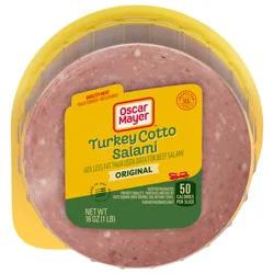 Oscar Mayer Turkey Cotto Salami Sliced Lunch Meat, 16 oz. Pack