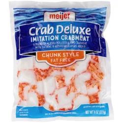 Meijer Crab Deluxe Imitation Crabmeat Chunks