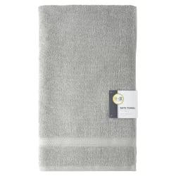 R+R Bath Towel, 30"X54" Light Grey