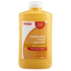 Meijer Medicated Body Powder with Cornstarch