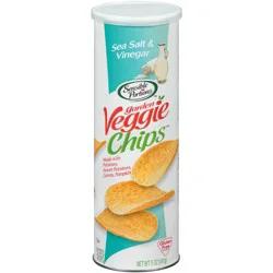 Sensible Portions Garden Veggie Chips Sea Salt & Vinegar Potato Crisps 5 oz. Canister