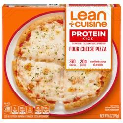 Lean Cuisine Frozen Meal Four Cheese Pizza, Protein Kick Microwave Meal, Microwave Four Cheese Pizza Dinner, Frozen Pizza for One