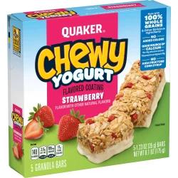 Quaker Chewy Strawberry Yogurt Bars