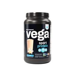 Vega Sport Vegan Plant Based Organic Protein Powder - Vanilla - 20.4oz