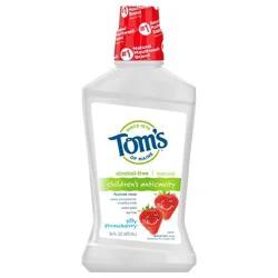 Tom's of Maine Alcohol-Free Childrens Mouth Wash 16oz