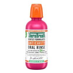 TheraBreath Anticavity Fluoride Mouthwash - Sparkle Mint - 16 fl oz