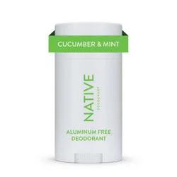 Native Deodorant - Cucumber & Mint - Aluminum Free - 2.65 oz