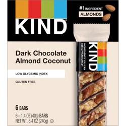 KIND Dark Chocolate Almond & Coconut Bars - 14oz/6ct