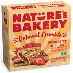 Nature's Bakery Strawberry Crumble Bar - 6ct