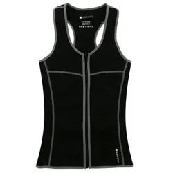SaunaFX Women's Neoprene Slimming Vest with Microban M - Black