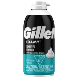 Gillette Foamy Shave Cream Sensitive Skin