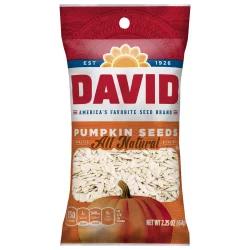 DAVID Roasted Salted Pumpkin Seeds