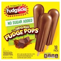 Fudgsicle No Sugar Added Original Fudge Pops