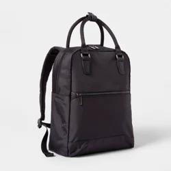 Signature Commuter Backpack Black - Open Story