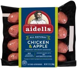 Aidells Smoked Chicken Sausage, Chicken & Apple, 12 oz. (4 Fully Cooked Links)
