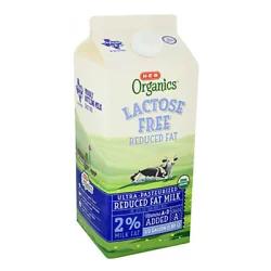H-E-B Organics Lactose Free 2% Reduced Fat Milk