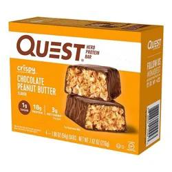 Quest Nutrition 18g Hero Protein Bar - Crispy Chocolate Peanut Butter - 4ct