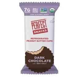 Perfect Bar Perfect Snacks Dark Chocolate Sea Salt Peanut Butter Cups - 1.4oz/2ct