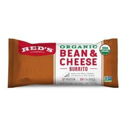 Red's All Natural Red's Frozen Organic Bean Rice & Cheese Burrito - 5oz