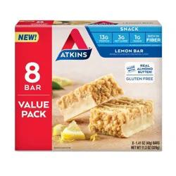Atkins 13g of Protien Lemon Snack Bars - 8ct
