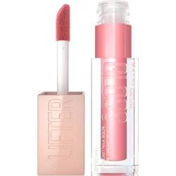 MaybellineLifter Gloss Plumping Lip Gloss with Hyaluronic Acid - 4 Silk - 0.18 fl oz: Warm Mauve, Gold Pearl, XL Wand Applicator