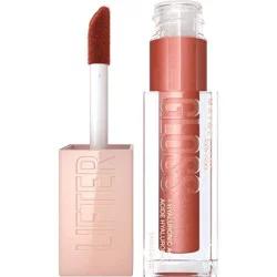 MaybellineLifter Gloss Plumping Lip Gloss with Hyaluronic Acid - 9 Topaz - 0.18 fl oz: Sheer Terracotta, Gold Pearl Shine, Fuller Look