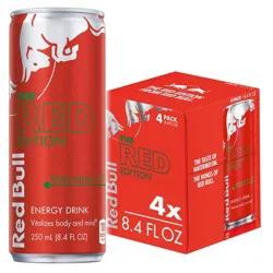 Red Bull Red Edition Energy Drink - 4pk/8 fl oz Cans