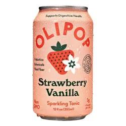 OLIPOP Strawberry Vanilla Prebiotic Soda - 12 fl oz
