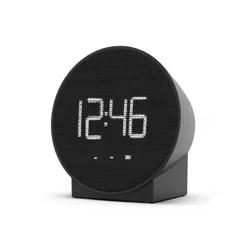 Small Round Alarm Table Clock Black - Capello