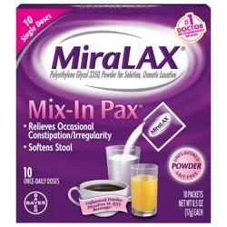MiraLax Laxative Single Dose Sachets Powder