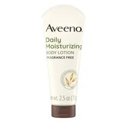 Aveeno Daily Moisturizing Body Lotion with Soothing Prebiotic Oat, Gentle Lotion Nourishes Dry Skin With Moisture, Paraben-, Dye- & Fragrance-Free, Non-Greasy & Non-Comedogenic