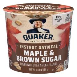 Quaker Maple & Brown Sugar Instant Oatmeal 1.69 oz