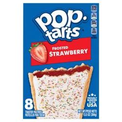 Pop-Tarts Toaster Pastries, Frosted Strawberry, 13.5 oz, 8 Count