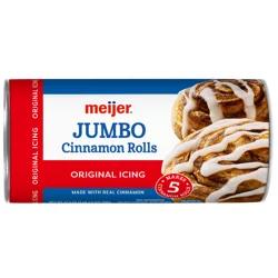 Meijer Jumbo Cinnamon Rolls with Original Icing