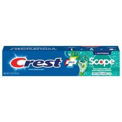 Crest Whitening Plus Scope Toothpaste, Minty Fresh, 5.4 oz