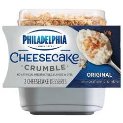 Philadelphia Original Cheesecake Crumble Dessert - 6.6oz/2ct