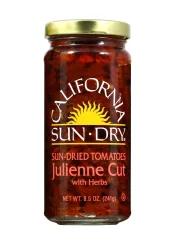 California Sun Dry Sun-Dried Tomatoes Julienne Cut with Herbs