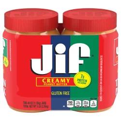 Jif Peanut Butter Creamy Twin Pack