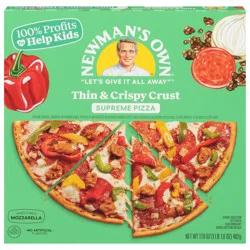 Newman's Own Thin & Crispy Crust Supreme Pizza 17 oz