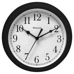 Westclox Black 9" Wall Clock