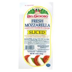 BelGioioso Fresh Mozzarella All-Natural Sliced Cheese