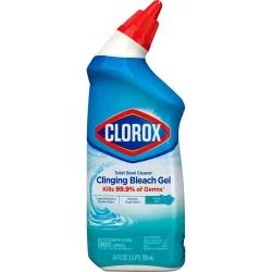 CloroxToilet Bowl Cleaner Clinging Bleach Gel Cool Wave Scent