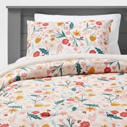 Twin Garden Floral Cotton Comforter Set - Pillowfort