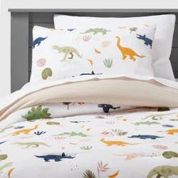 Twin Dinosaur Cotton Comforter Set - Pillowfort