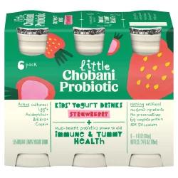 Chobani Gimmes Bizzy Buzzy Strawberry Yogurt Milkshake 6-4 Fl. Oz. Bottles