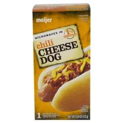 Meijer Chili Cheese Dog