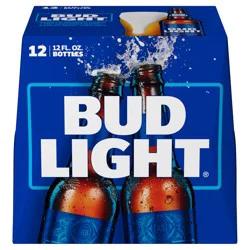 Bud Light Beer, 12 Pack Beer, 12 FL OZ Bottles
