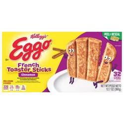 Eggo Frozen French Toast Sticks, Cinnamon, 12.7 oz, 32 Count, Frozen