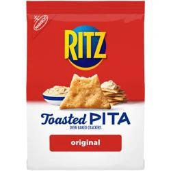 RITZ Toasted Pita Crackers, Original Flavor, 1 Bag